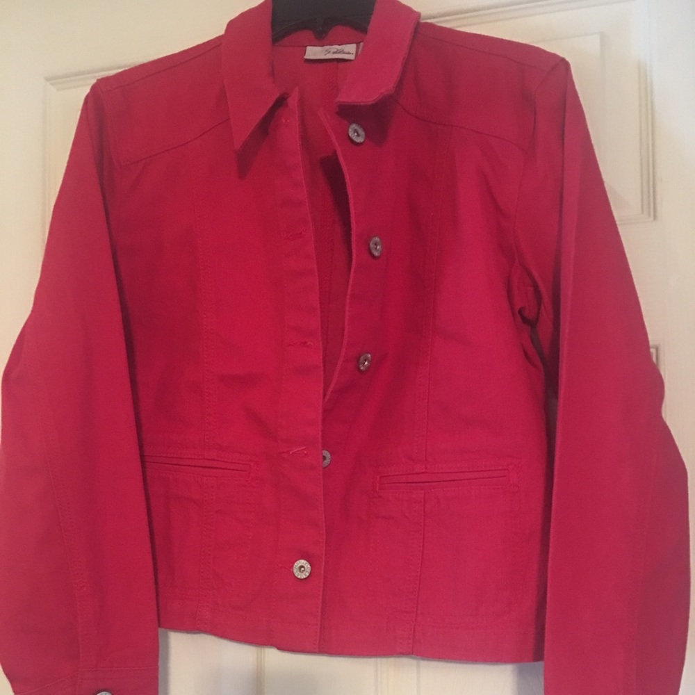Chico Red Platinum Denim Jacket
